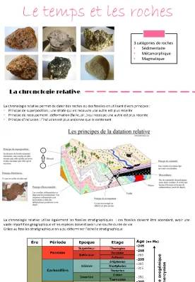 Le Temps et les Roches: Principe de Superposition et Fossiles Stratigraphiques SVT