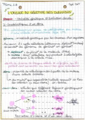 Stabilité Génétique et Évolution Clonale : Comprendre les Bases de la Génétique au Lycée