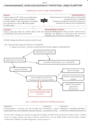 Tout sur l'environnement en HGGSP : Cours, fiches et impacts !