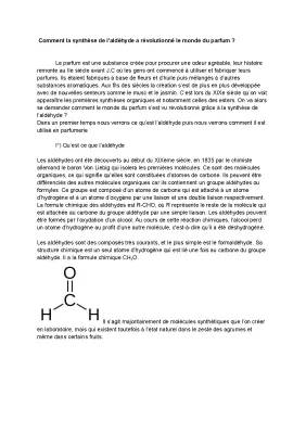 La Révolution des Aldéhydes dans les Parfums