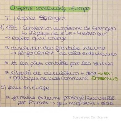 Fiche de révision HGGSP sur les frontières internes et externes de l'UE - Les frontières HGGSP cours PDF, Introduction sur les frontières HGGSP, Crise migratoire 2015