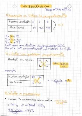 Calcul de la proportionnalité: Apprends à calculer une quatrième proportionnelle et les pourcentages