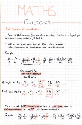 Comment Additionner et Soustraire des Fractions Différentes : Guide Facile