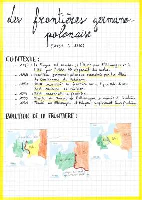 La frontière germano-polonaise de 1939 à aujourd'hui - Cartes et Histoire