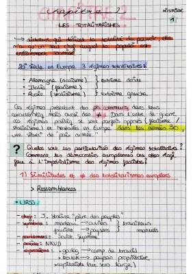 Les Régimes Totalitaires : Définition, Exemples et Contrôle Corrigé
