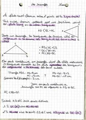 Les Propriétés et Types de Triangles : Médiatrice, Hauteur et Plus - PDF 5ème