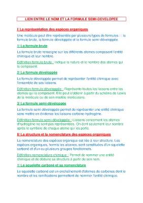 Le Squelette Carboné et Formule Semi-Développée : Exemples et Conseils