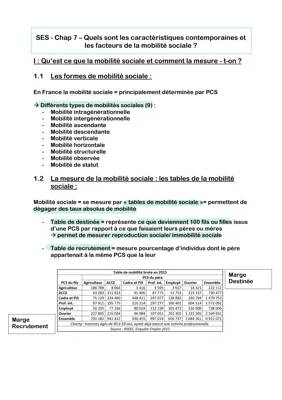 Découvre les caractéristiques de la mobilité sociale contemporaine et comment la mesurer en France