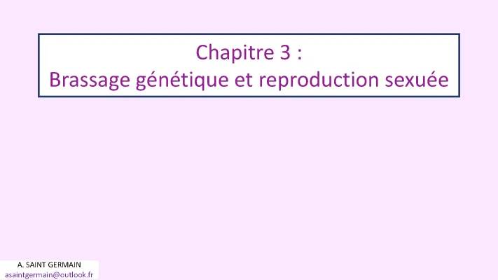 Découvre le Brassage Génétique avec Drosophile: Exercices Corrigés et Cours PDF