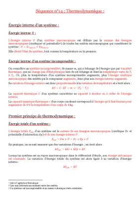 Découvre la Thermodynamique: Formules et Exemples Simples pour les Enfants