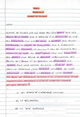 Découvre Olympe de Gouges et Les Droits de la Femme pour les Enfants