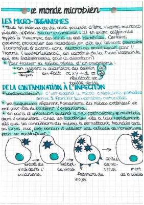 Le Monde Microbien: Cours PDF et Fiche de Révision