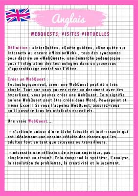 Découvre les WebQuests et Visites Virtuelles - Fun et Éducatif!