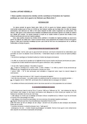 Les Médias et la Guerre du Vietnam : Comment la Télévision et la Propagande ont Influencé le Conflit