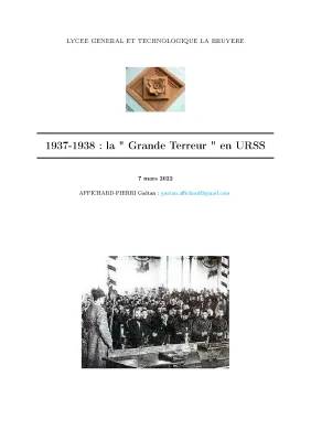 La Grande Terreur stalinienne : Découvre la Purge politique en URSS