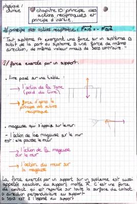 Principe des actions réciproques et inertie pour débutants: PDF, formules et exercices