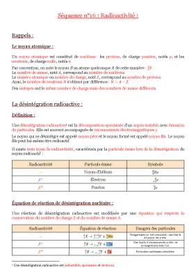 Radioactivité: Définition, Types et Dangers