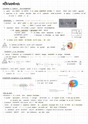 Phénomène d'induction électromagnétique et mouvement de rotation - Cours de terminale