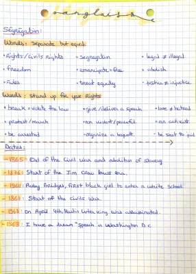 Understanding Segregation and Freedom: Important Dates and Speeches