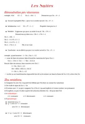 Apprends la Récurrence et les Suites: Exercices Corrigés Simples