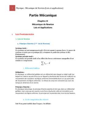 Les 3 lois de Newton - Formules et Cours pour les Kids