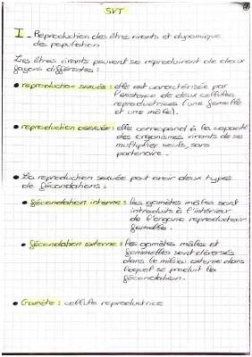 La Reproduction des Êtres Vivants : Comparatif et Dynamique des Populations