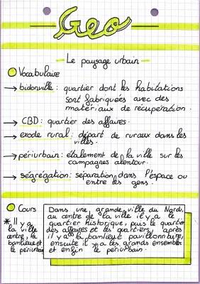 Le vocabulaire urbain : Découvrons les bidonvilles et la ségrégation !