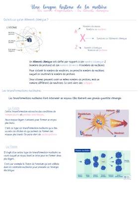 Les éléments chimiques et la nucléosynthèse stellaire - Découvertes et transformations