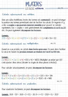 Apprends le Calcul Astucieux en T'amusant - Exercice et PDF 6ème