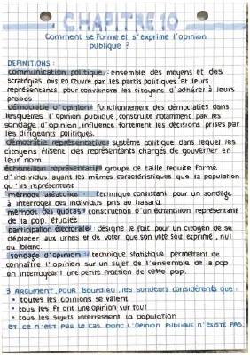 Comment se forme et s'exprime l'opinion publique: exposé simple et PDF