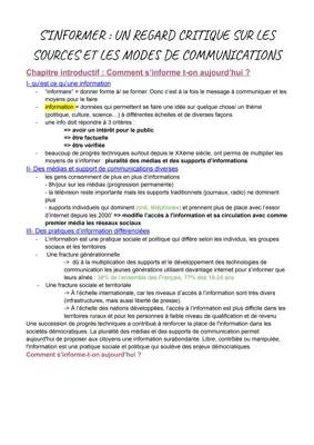 Tout savoir sur s'informer en HGGSP : Exemples de compositions et sujets corrigés