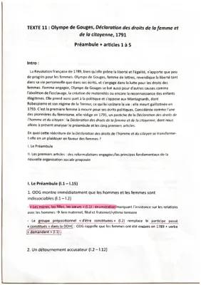 Découvre Olympe de Gouges et la Déclaration des droits de la femme !