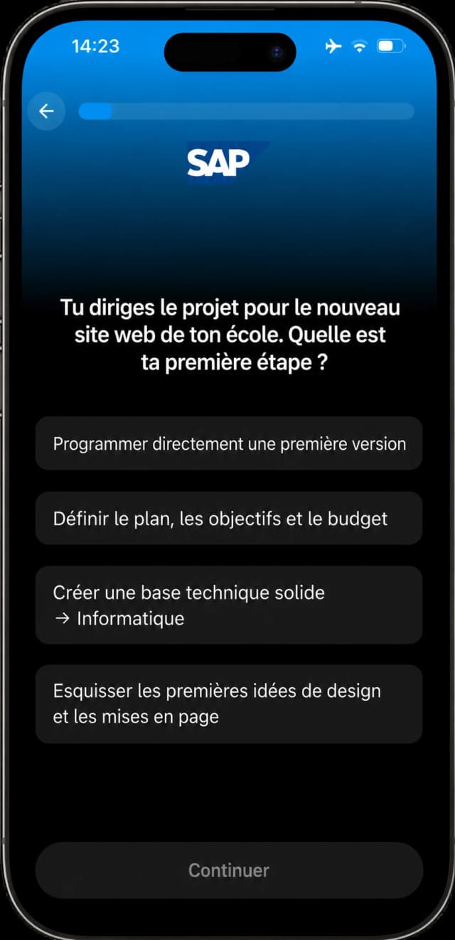 Quiz de connaissances Gen Z Studio