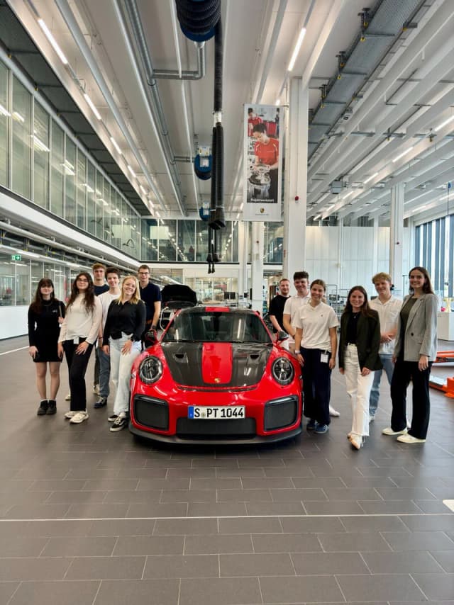 Visite de l'usine Porsche