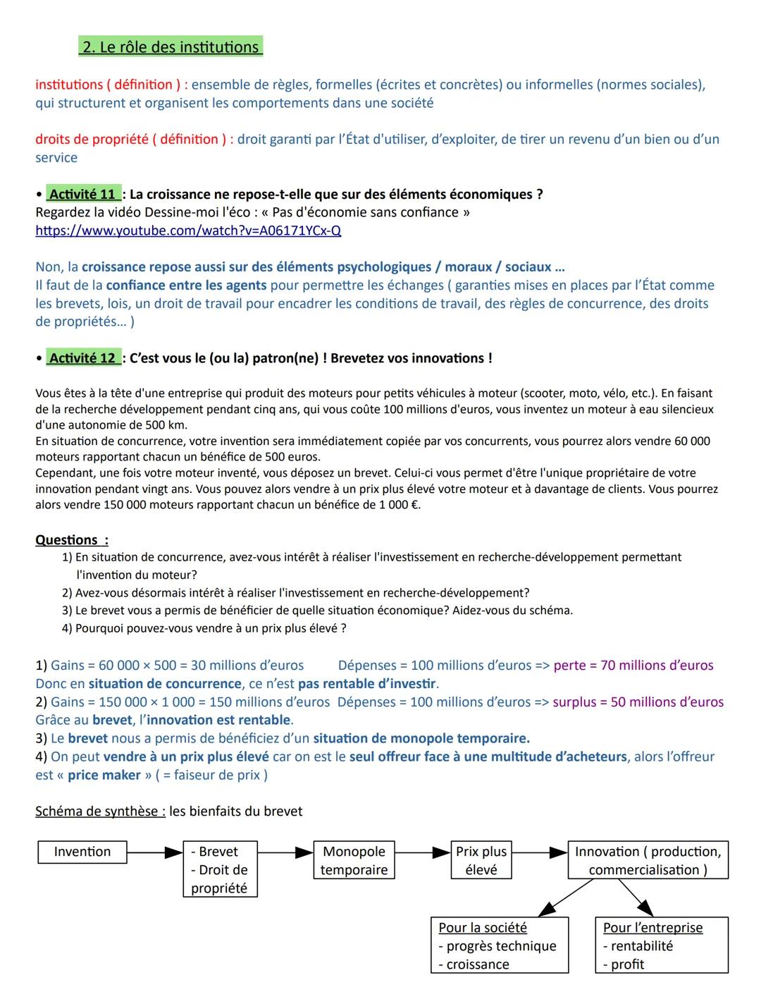 A la fin du chapitre, vous devez être capable de :
Comprendre le processus de croissance économique et les sources de la croissance: accumul