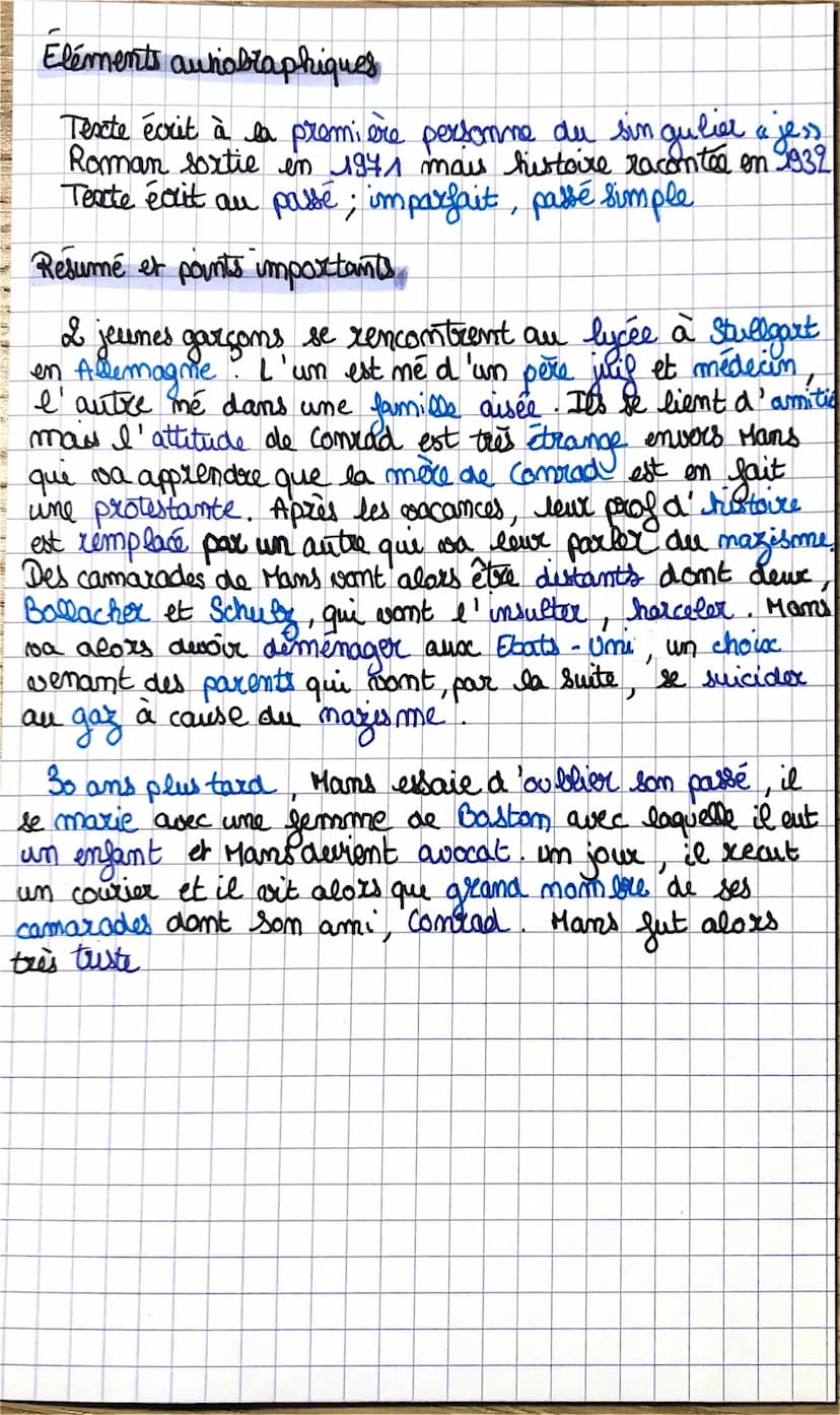 AMI RETROUVE
Jiche lecture
Les pedommages
Man Schwar - persommage principal + mercator
age: 18 ans (au début) 36 ans (à la gim)
origine: all