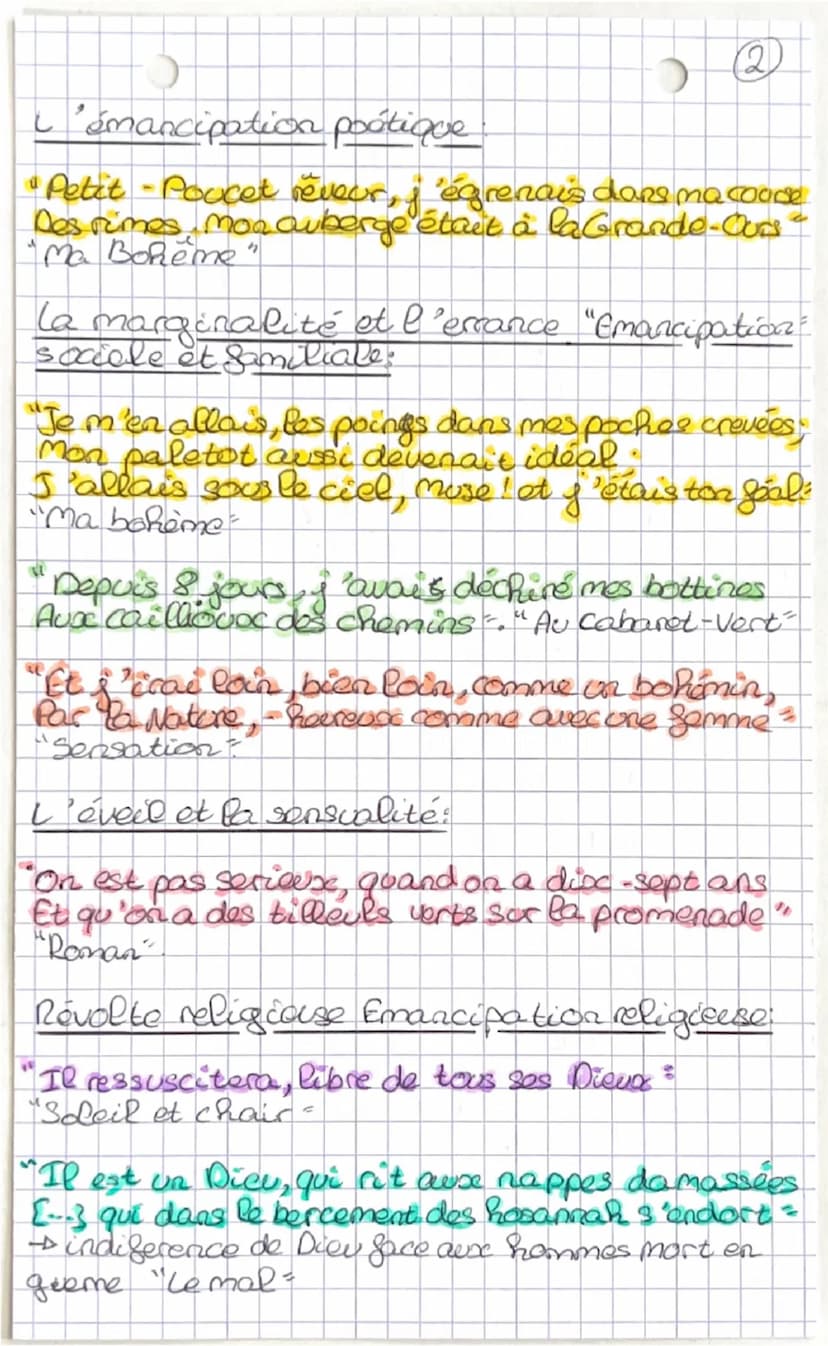 Les Cahier de Dovae's
Citations
Cette ceuvre de Rimbaud rassemble 22
poèmes reparte en 2 cahier qui raconte
la vie de l'auteur, surtout son 