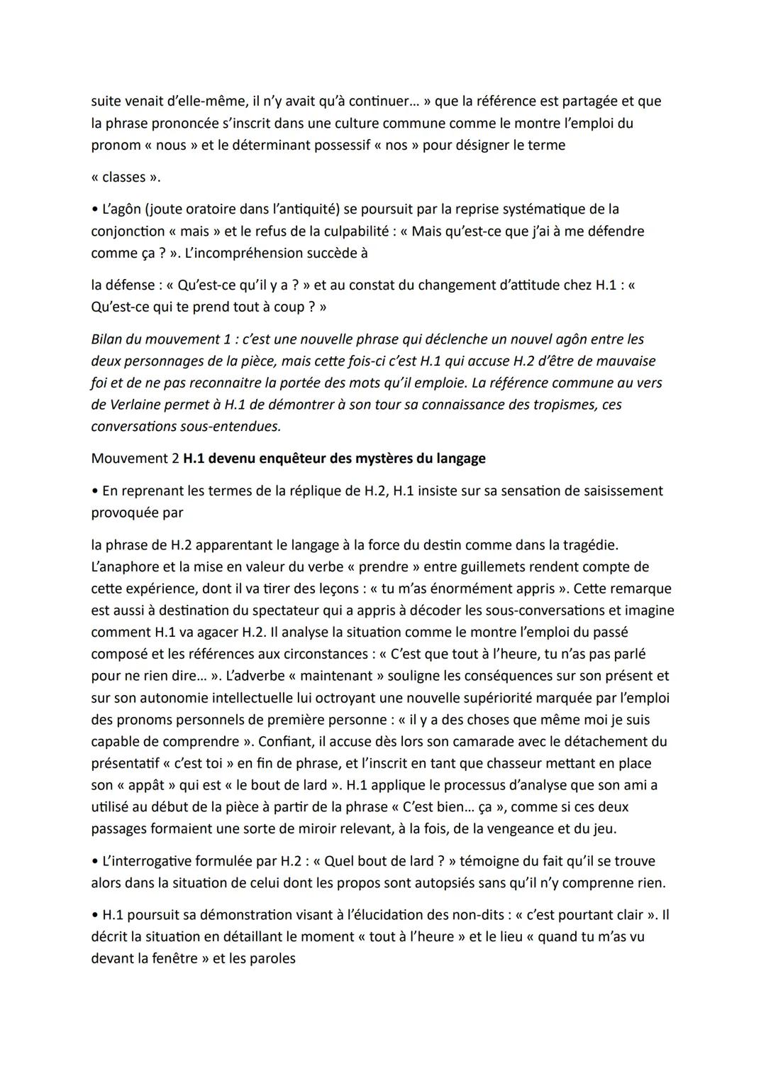 Texte Une deuxième crise en miroir de la première Proposition de lecture linéaire
Introduction
On connait Sarraute comme une des figures du 