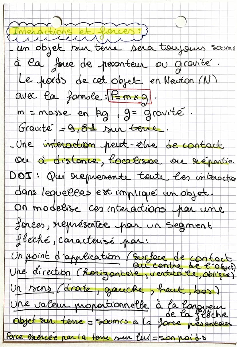 brevet
pchimie
Caracteriser
чии
ine mouvement:
м
Mouvement rectiligne trajectoire droite
Mouvement circulaire => trajectoire cercle
Mouvemen