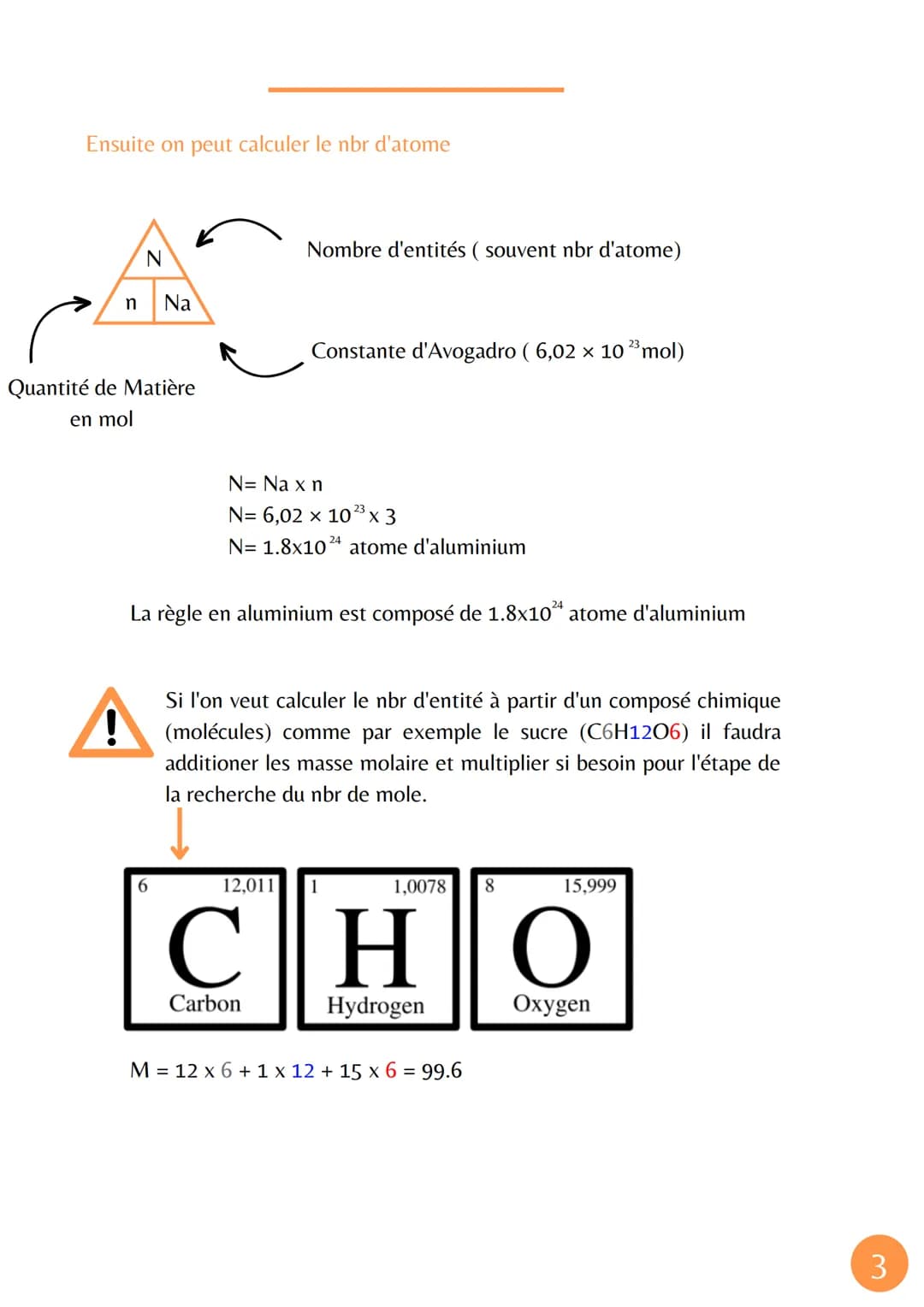 Rhysique Chimie
Informations et définitions
• La Mole =
Calcul et Formule
• La mole
• Inventé par Avogadro un chimiste italien du 19e siècle