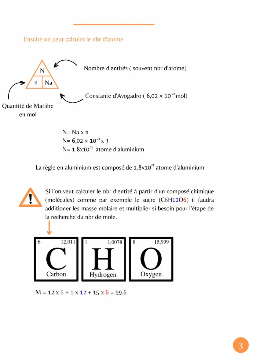 Rhysique Chimie
Informations et définitions
• La Mole =
Calcul et Formule
• La mole
• Inventé par Avogadro un chimiste italien du 19e siècle