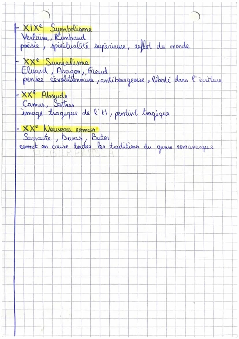 COURANTS LITTERAIRES
XVIe Humanisme.
Rabelais, Camus, Montaigne
education, innovation, progier
io Pleiade ( groupe porter)
• XVIIe Classicis
