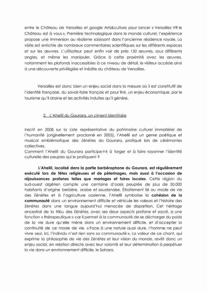 AXE 1 LES ENJEUX POLITIQUES ET SOCIAUX DU PATRIMOINE
Identifier le patrimoine c'est reconnaitre des critères qui le caractérisent et en font