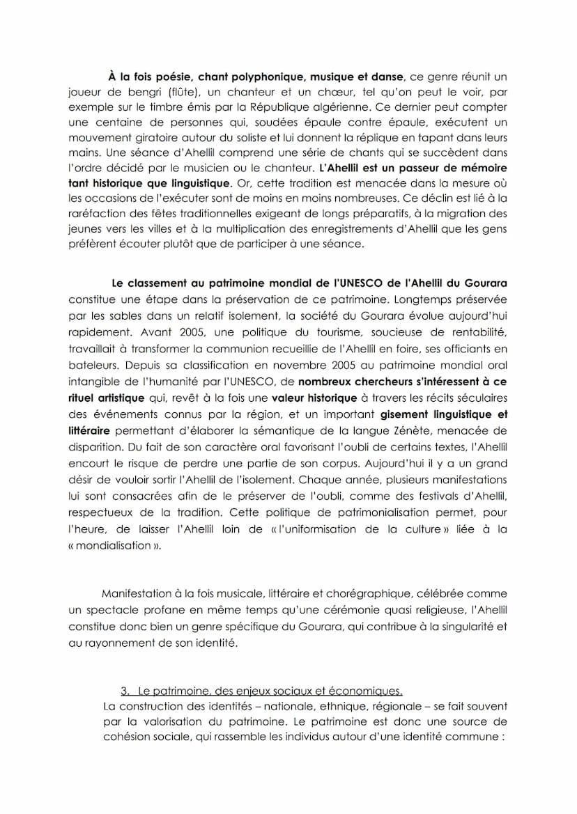 AXE 1 LES ENJEUX POLITIQUES ET SOCIAUX DU PATRIMOINE
Identifier le patrimoine c'est reconnaitre des critères qui le caractérisent et en font