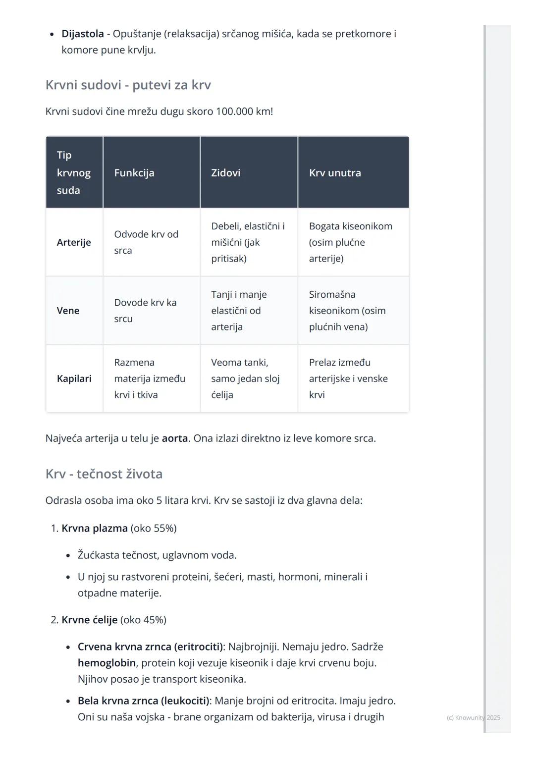 # Sistem organa za krvotok

Uvod u sistem organa za krvotok

Sistem organa za krvotok je kao transportni sistem u našem telu. Njegov
glavni 