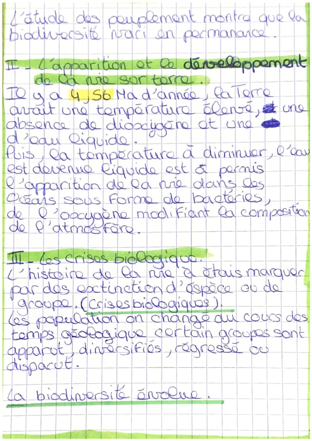 Le renouvellement des être
riwarts au cours des temps
géologique

La Torre c ¿ formée il y a 4, 56 Ma
'année à partir de la colision
et de l