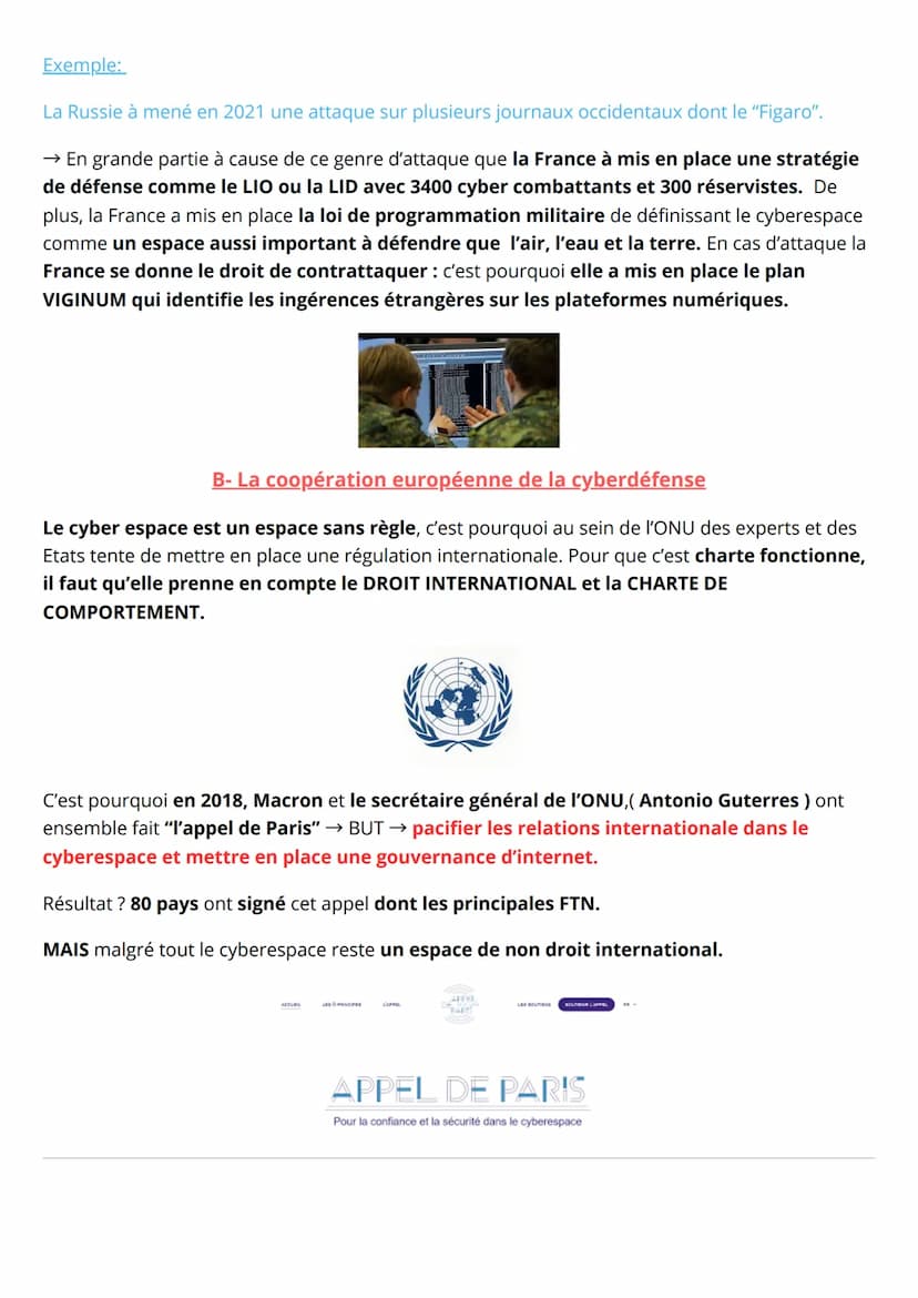 00000
THÈME CONCLUSIF
LE CYBERESPACE
HGGSP-TERMINALE
Ö
*
ooooo
00000
*
Le cyberespace : conflictualité et coopération entre les acteurs
INTR