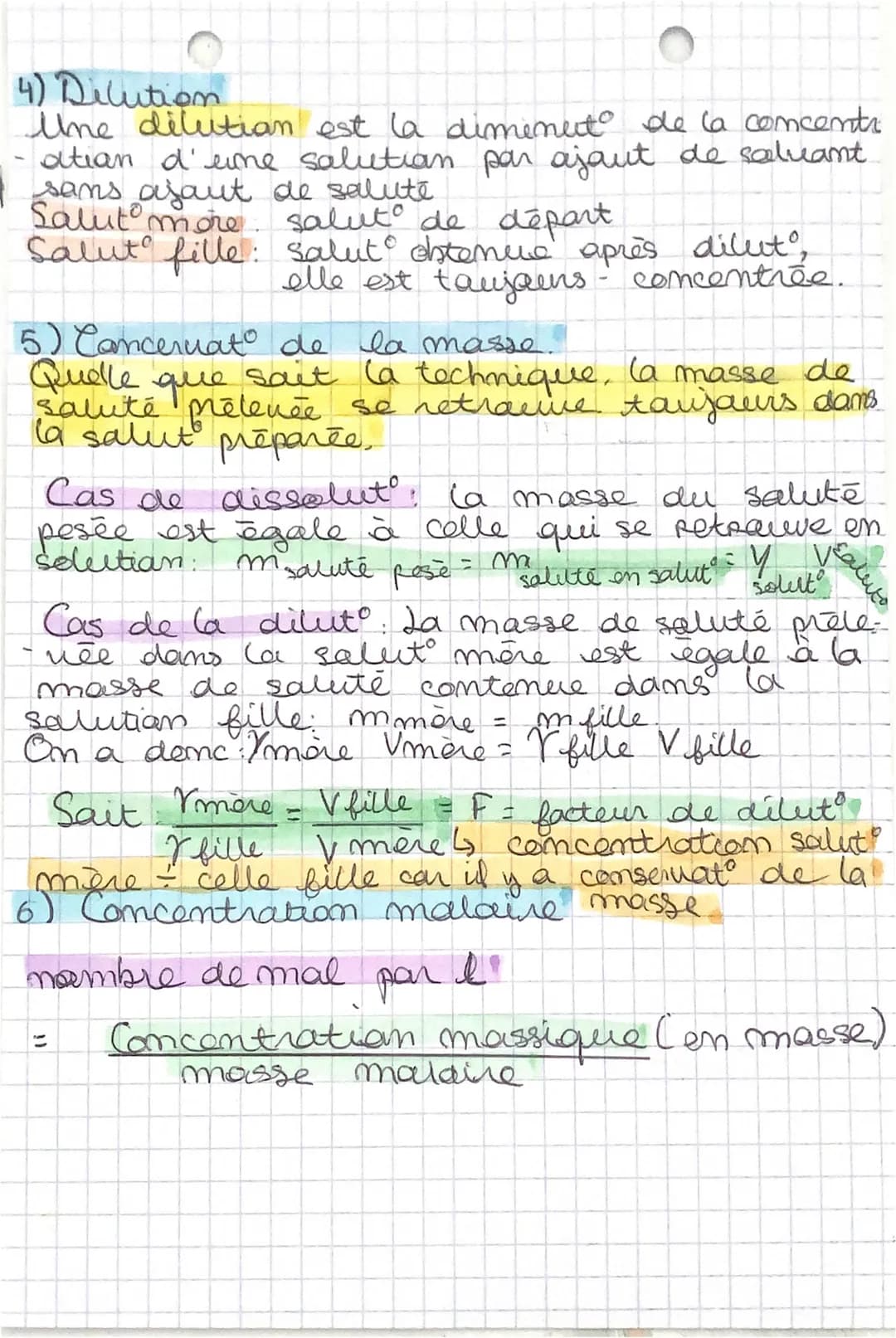 1) Solut aequeuse
une salut est un mélange
le salvant est le composant majoritaire du
mélange
le solute est l'espèce qui est dispersée
dams 