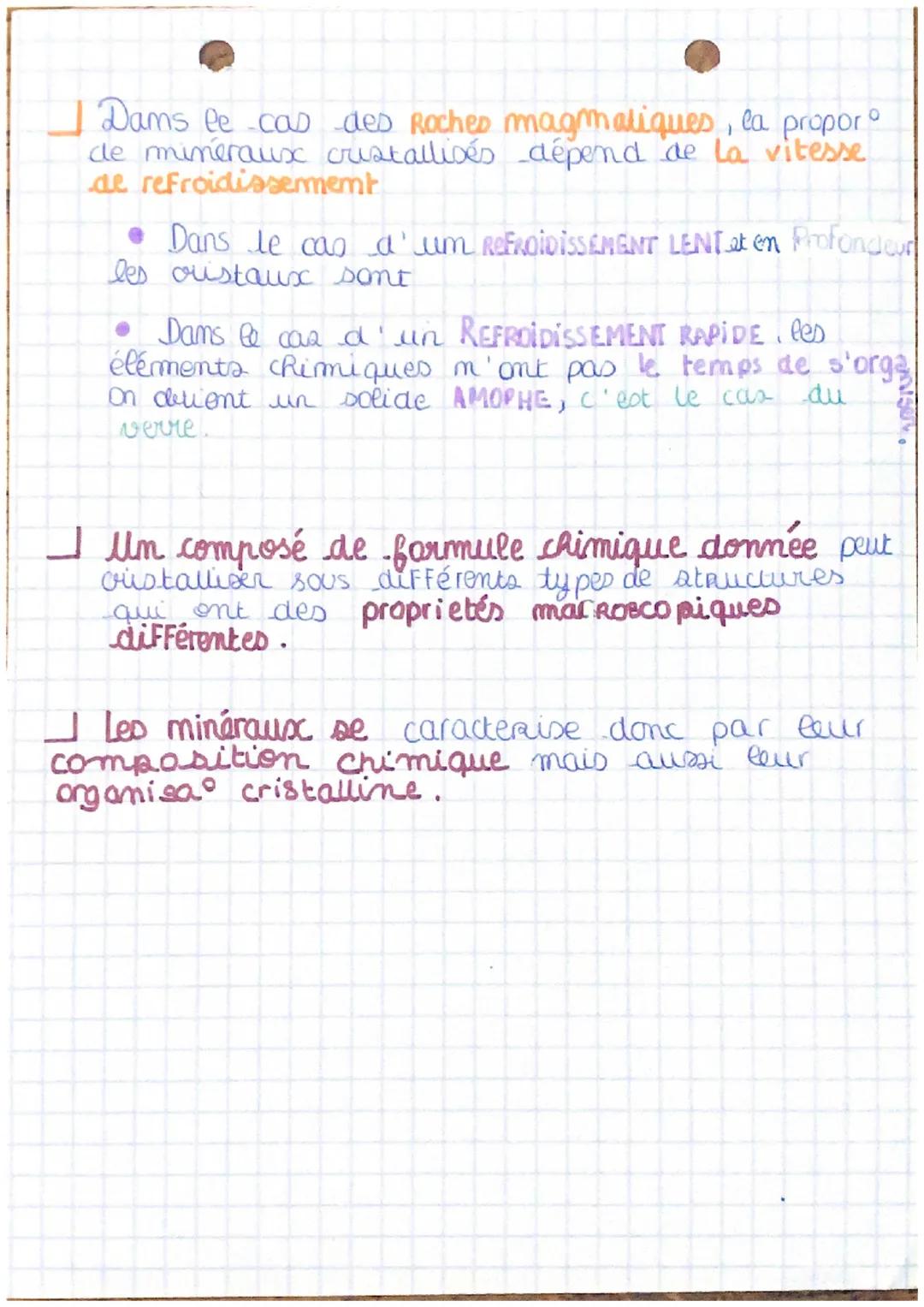- SVT: cristaux

LE CHLORURE DE SODIUM SOLIDE
ist constitué d'um ompilement régulier d'ions,
c'est L'ÉTAT CRISTALİN

JUNE STUCTURE CRISTALIN