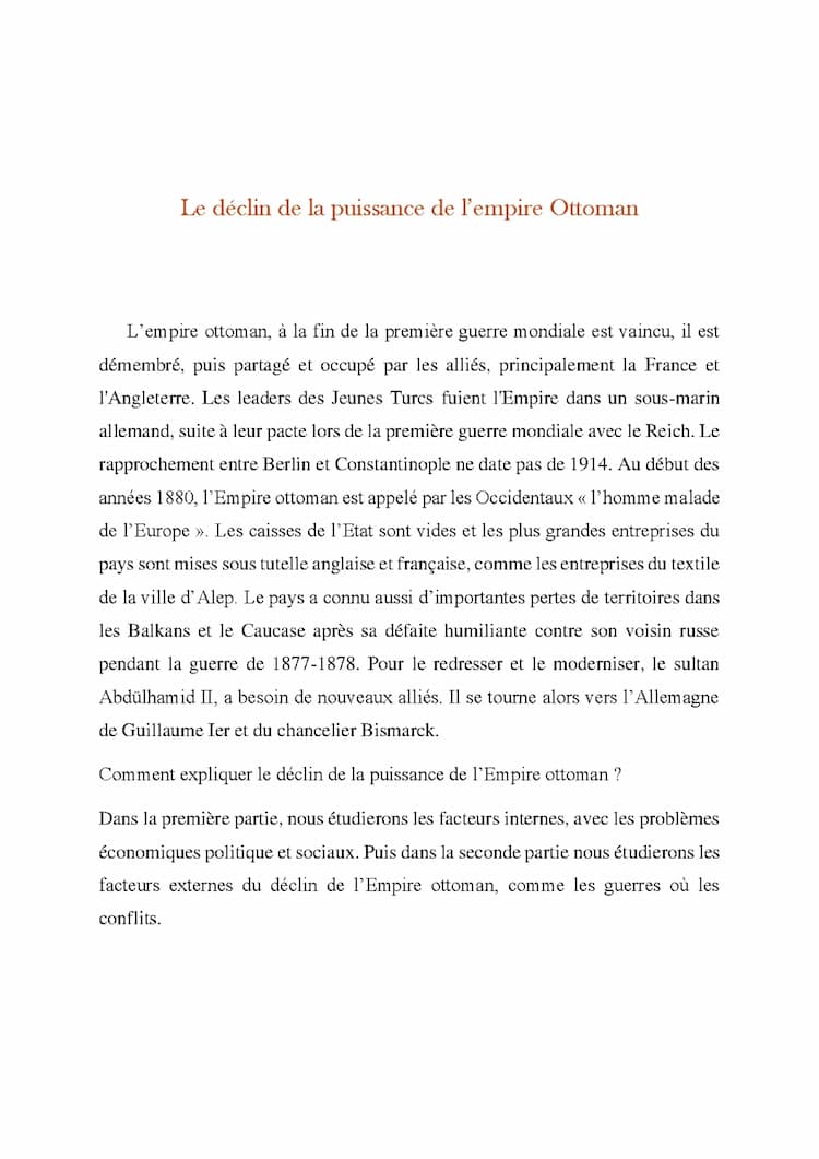 Know Composition le déclin de l'empire Ottoman  thumbnail